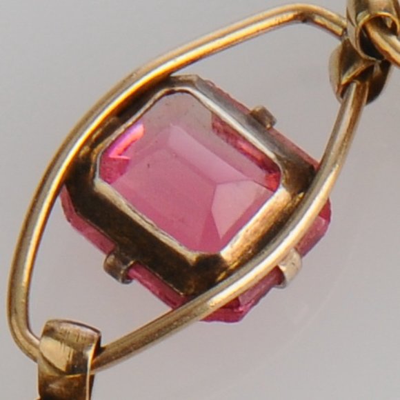 Vintage 12K Gold Filled Bracelet & Rhinestones - Picture 5 of 8